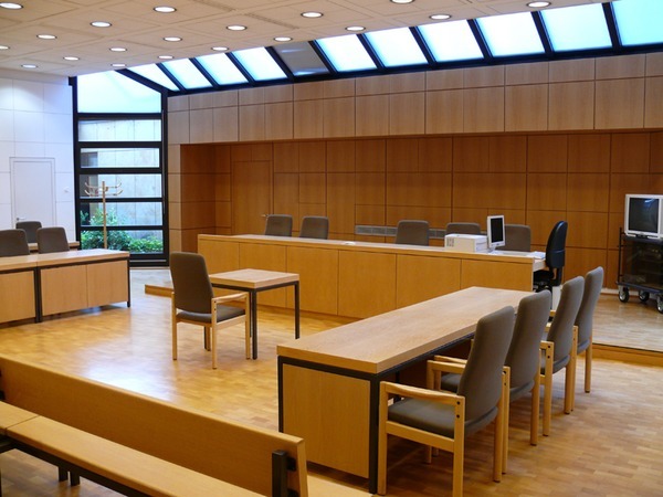 Großer Sitzungssaal im Gerichtszentrum Minden