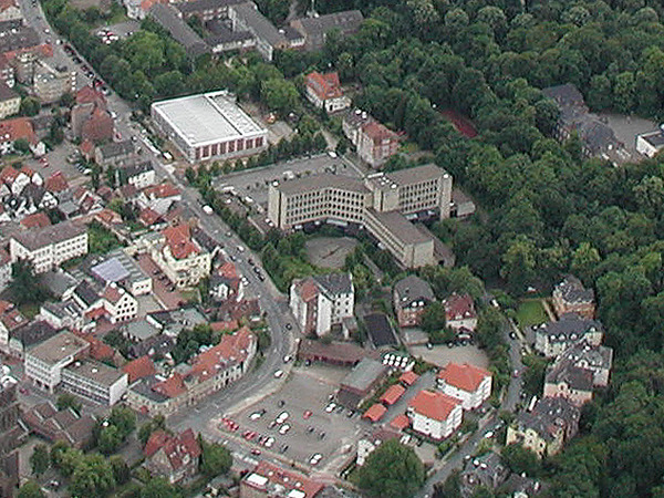 Luftbild vom Gerichtszentrum Minden