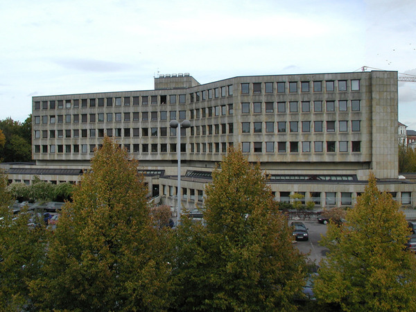 Südansicht des Gerichtszentrums Minden